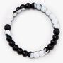Black &amp; White Courage Fortune Stretch Bracelet,