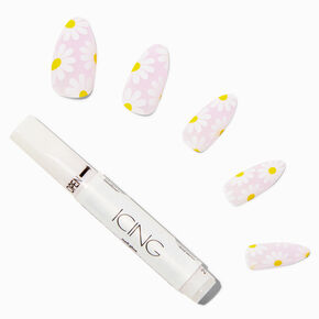 Lilac Daisy Stiletto Vegan Faux Nail Set &#40;24 Pack&#41;,