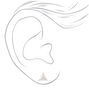 Silver Cubic Zirconia Triangle Jewelry Set - 2 Pack,