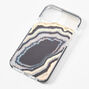 Black Marble Protective Phone Case - Fits iPhone 12/12 Pro,