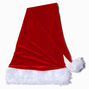 Red Velvet Long Santa Hat,