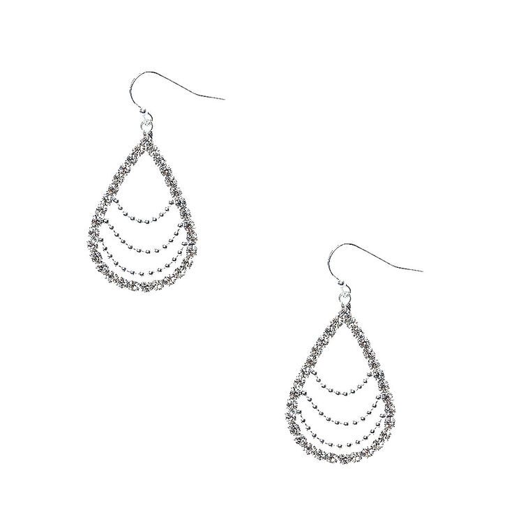 Tear Drop Link Earrings,