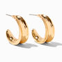 Gold 20MM Curvy Hoop Earrings,