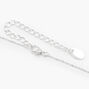 Silver Ridge Initial Pendant Necklace - A,