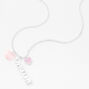 Silver Zodiac Charm Pendant Necklace - Capricorn,