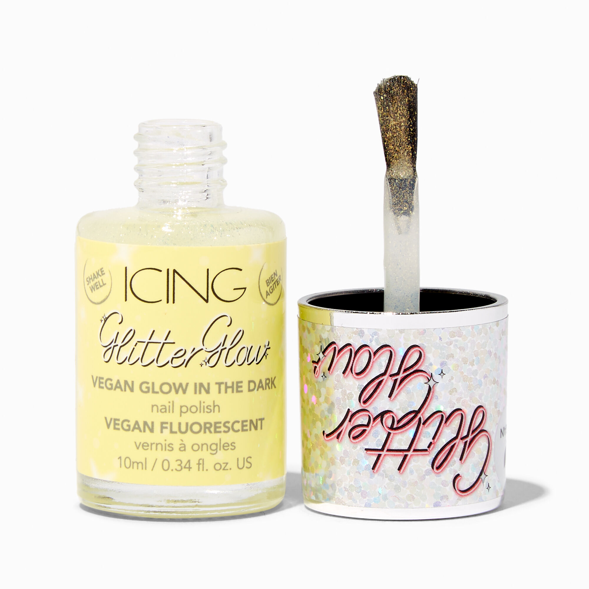 Glow in the hotsell dark glitter nail polish