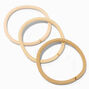Blonde Lurex Hair Ties - 12 Pack ,