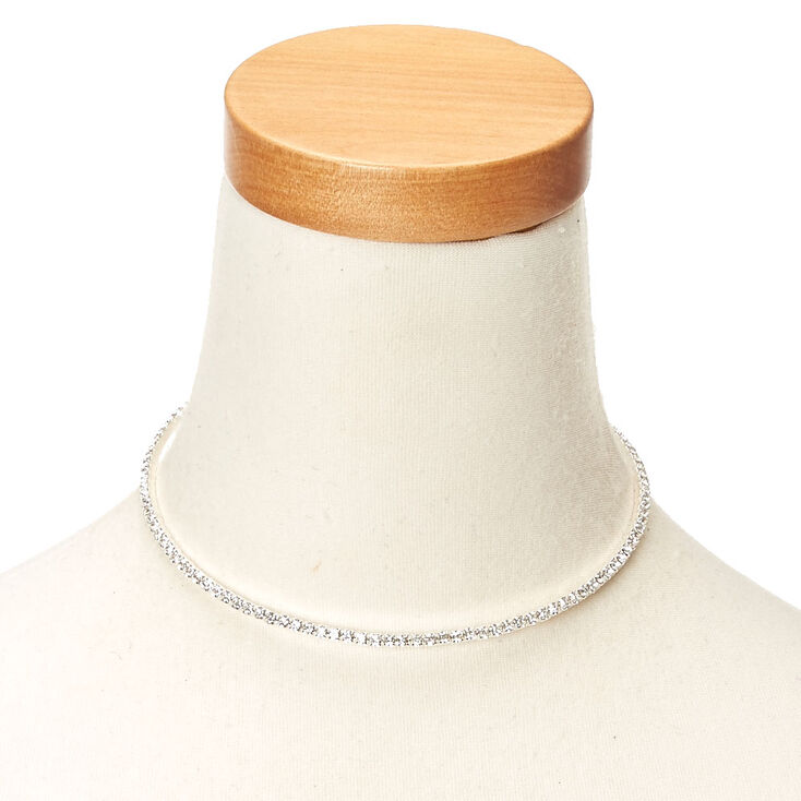 Crystal Coil Choker Necklace,