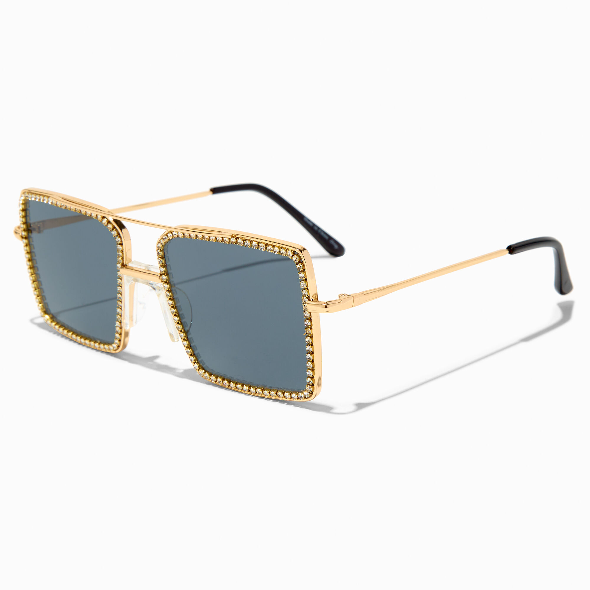 Studded aviator hot sale glasses