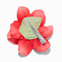 Dark Pink Hibiscus Flower Hair Clip,
