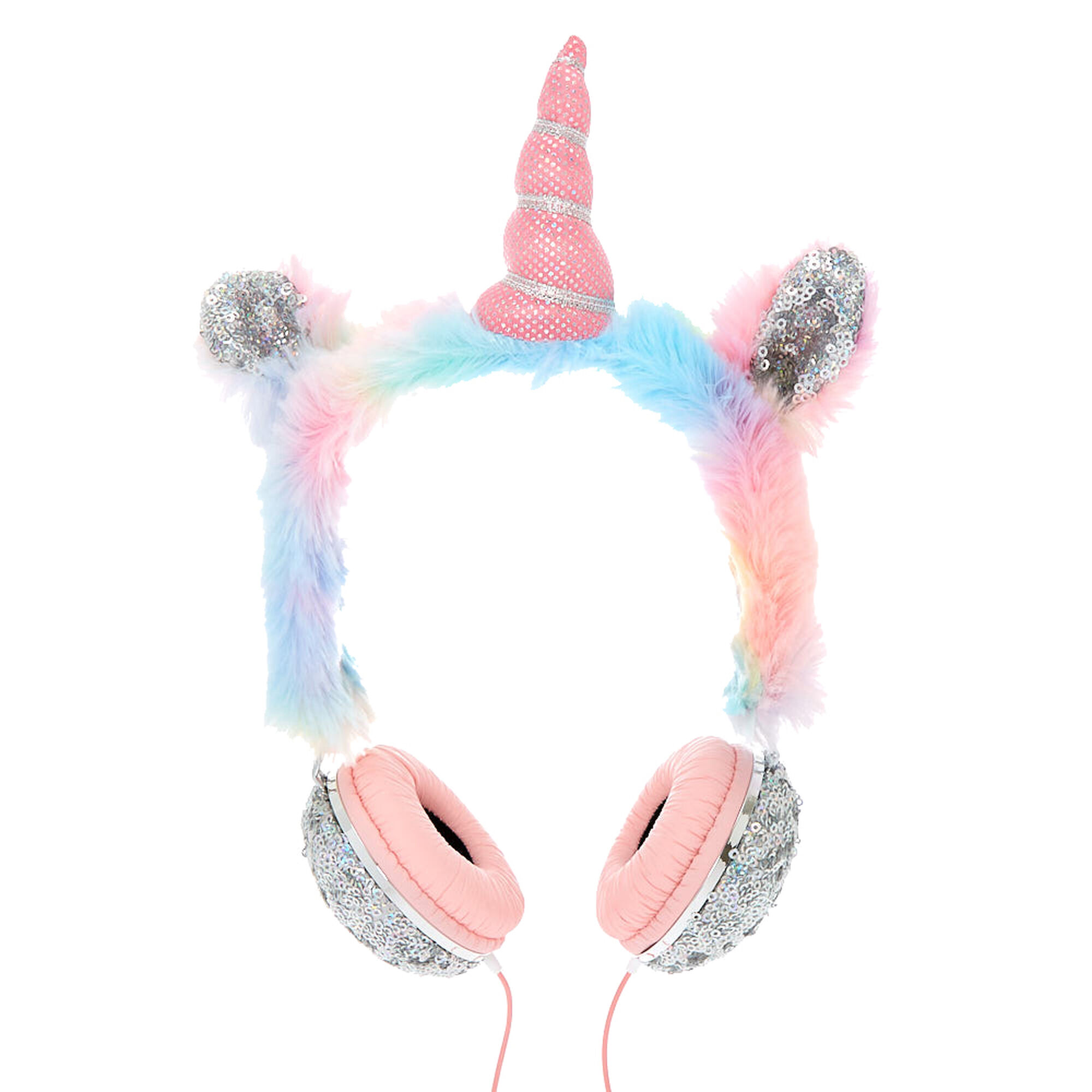 Rainbow Sequin Unicorn Heaphones Icing Us