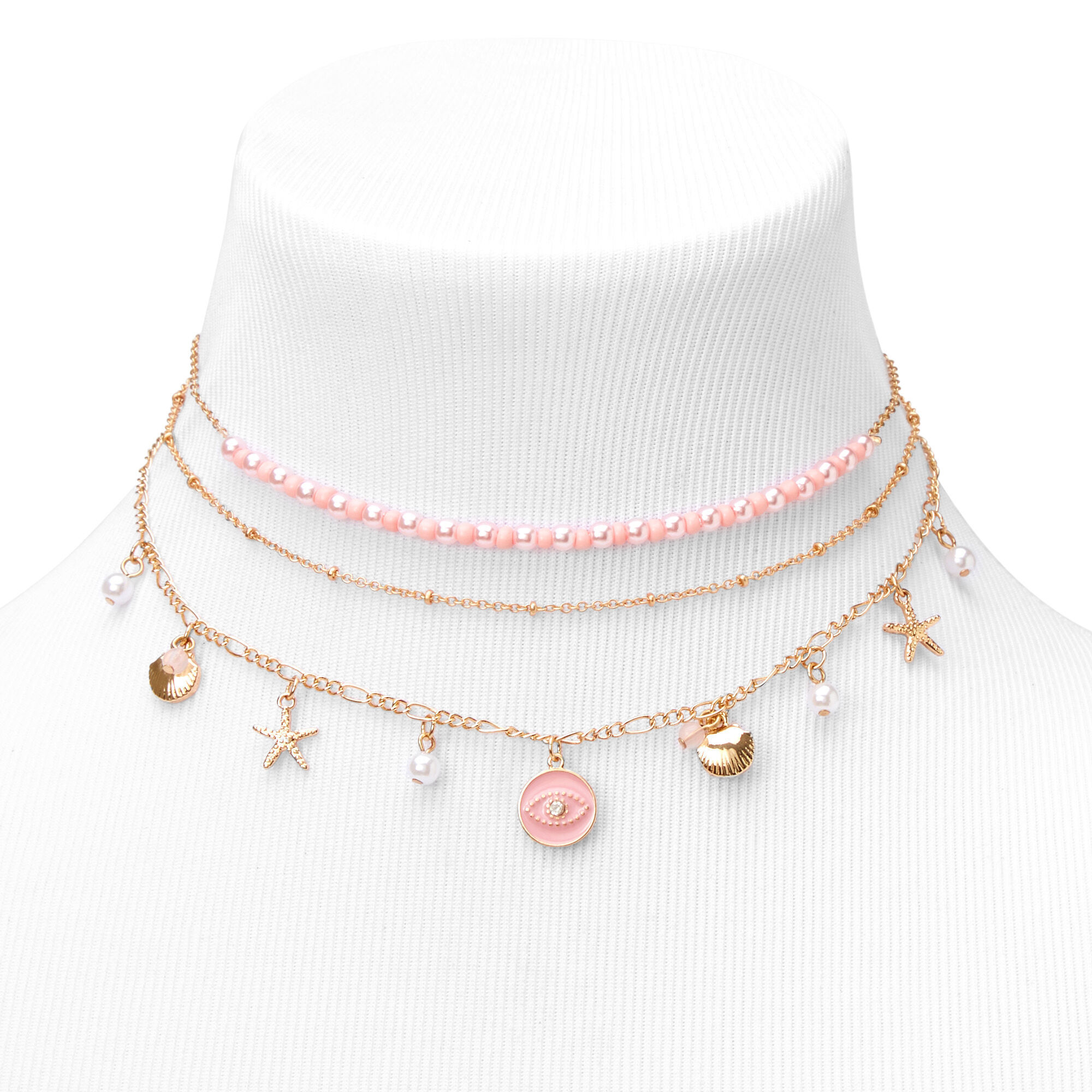 & Beads & Shell Necklaces - 3 Pack | Icing US