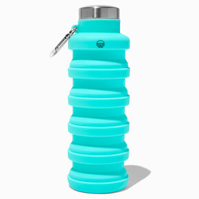 Collapsible Teal Water Bottle,