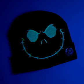 The Nightmare Before Christmas&trade; Black Knit Beanie Hat,