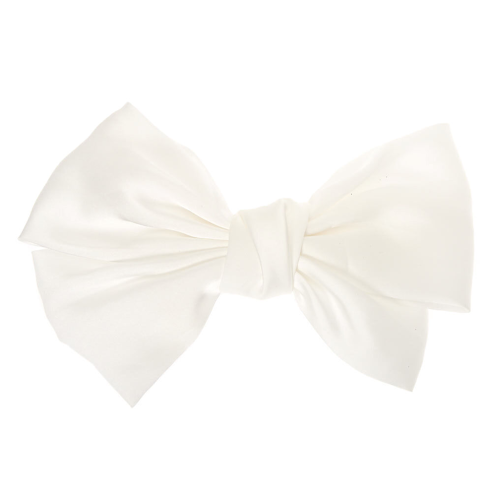 White hair bow sales