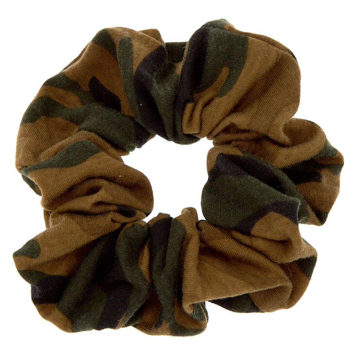 Classic Camo Print Hair Scrunchie Icing Us