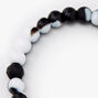 Black &amp; White Courage Fortune Stretch Bracelet,