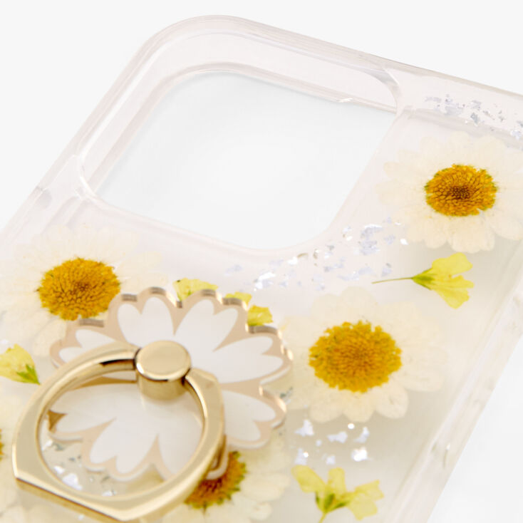 Daisy Ring Holder Protective Phone Case - Fits iPhone&reg; 13/13 Pro,