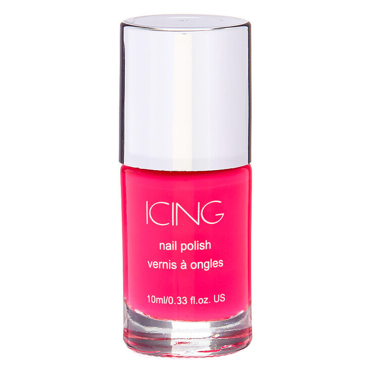 Solid Nail Polish - Neon Pink,