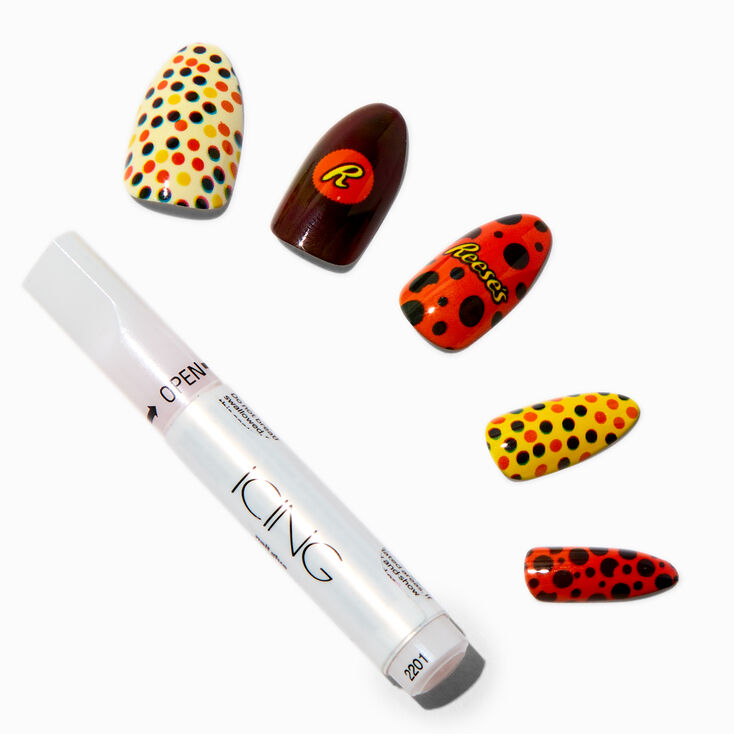 Hershey&#39;s&reg; Reese&#39;s&reg; ICING Exclusive Stiletto Vegan Faux Nail Set - 24 Pack,