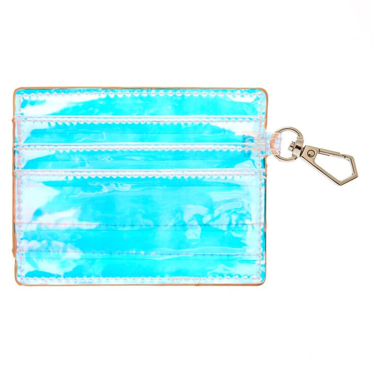 Holographic Clear ID Holder,