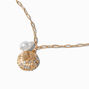 Starfish, Shell, &amp; Pearl Gold-tone Pendant Necklace,