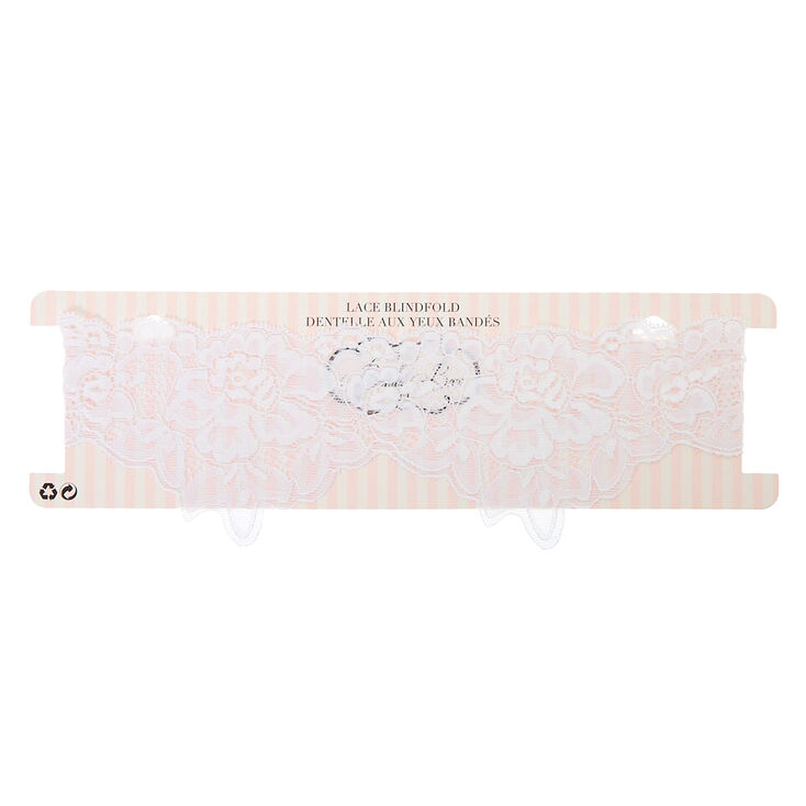 Lace Blindfold - White,