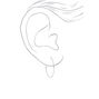 Silver Graduated Hoop Earrings - 3 Pack,