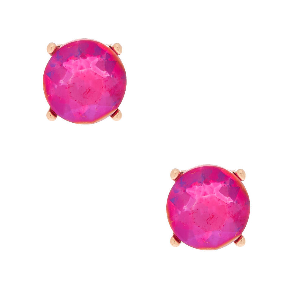 stone stud earrings