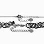 Jingle Bells &amp; Gift Bow Choker Necklace Set - 2 Pack,