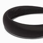 Black Silk Puffy Headband,