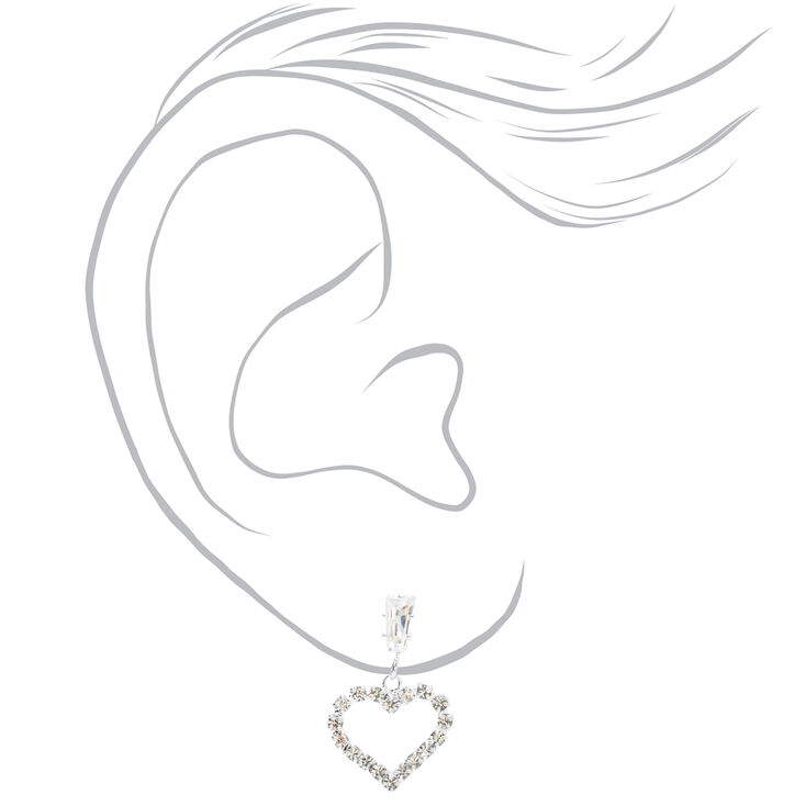 Cz Drop Valentines Day Heart Earring Kit - Jewelry Making Kit