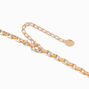 Gold Open Box Link Chain Necklace,