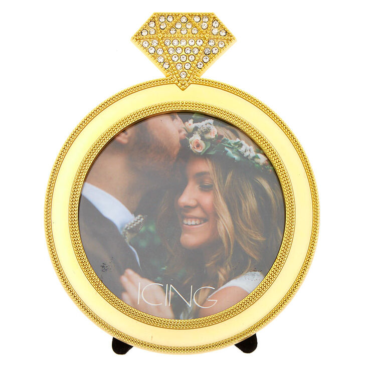 Ring Photo Frame - Gold,
