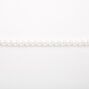 Classic 8MM Pearl Choker Necklace - White,