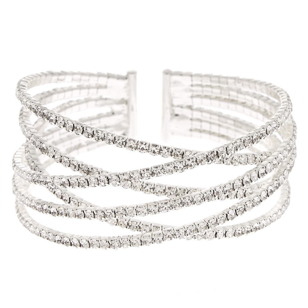 Rhinestone hotsell cuff bracelet
