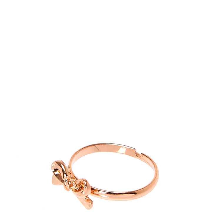 Rose Gold Bow-Tie Ring,
