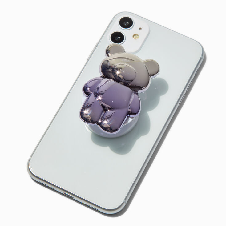 Metallic Bear Griptok Phone Grip,