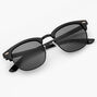 Retro Browline Sunglasses - Black,