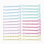 Bright Pastel Bobby Pins - 24 Pack,