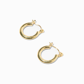 18K Gold Plated 16MM Hoop Earrings,