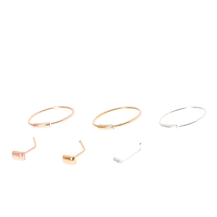 Stud & Hoop Nose Jewels,