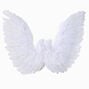 White Feathery Angel Wings,