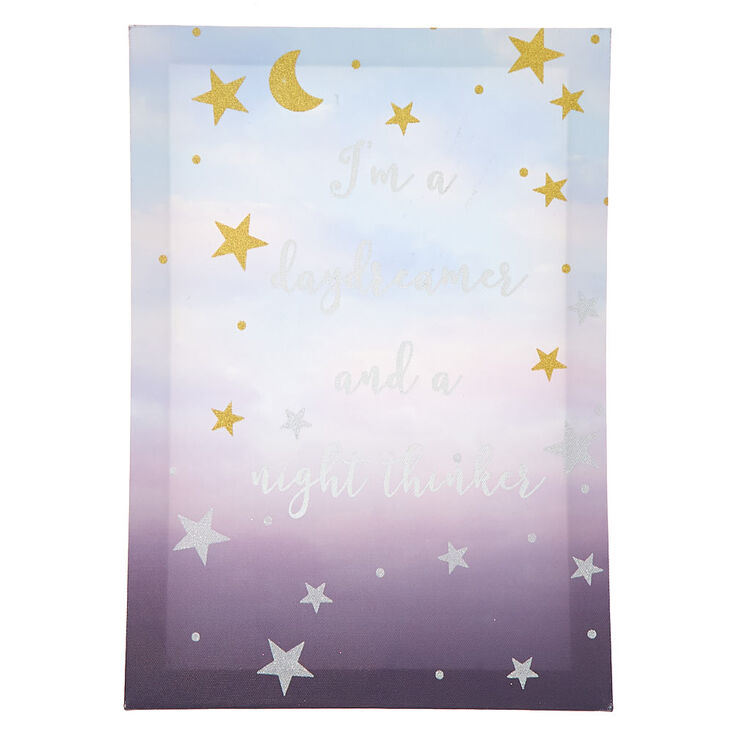 Daydreamer Wall Canvas - Purple,