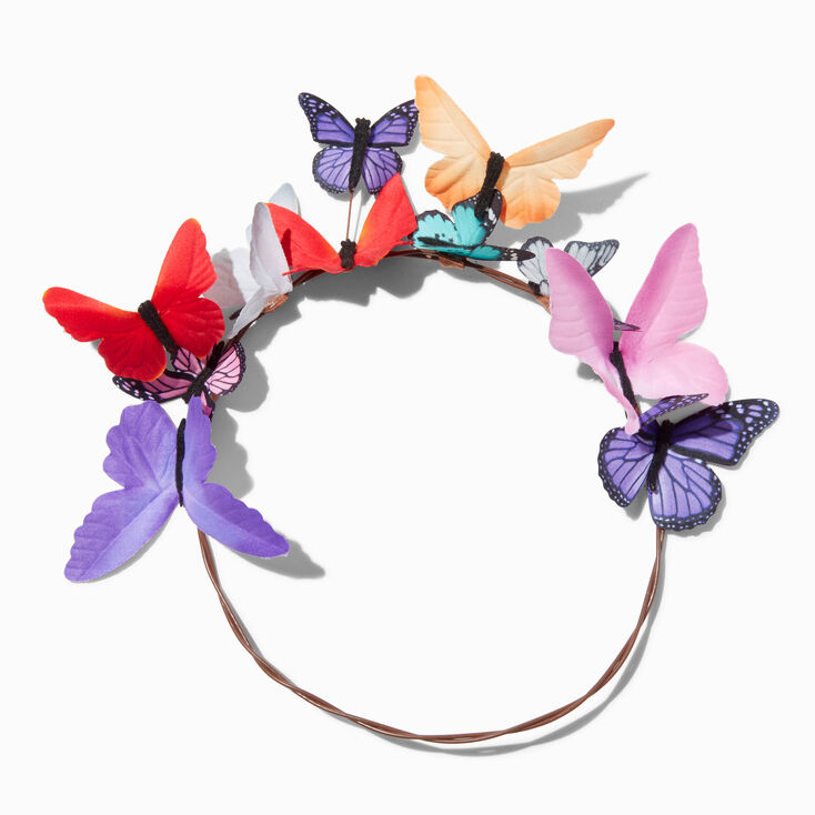 Rainbow Bright Butterfly Headwrap,