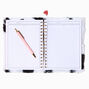 Furry Cow Print Spiral Notebook,