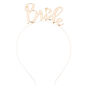 Bride Script Headband - Gold,