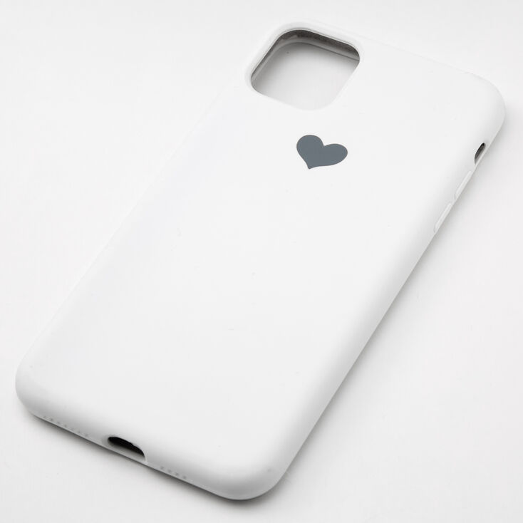 White Heart Phone Case Fits Iphone 11 Pro Max Icing Us