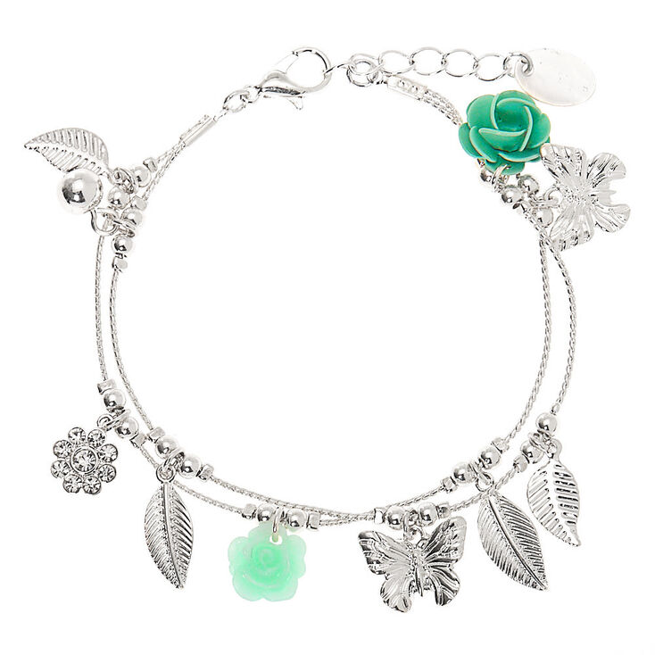 Silver Spring Charm Bracelet - Mint,