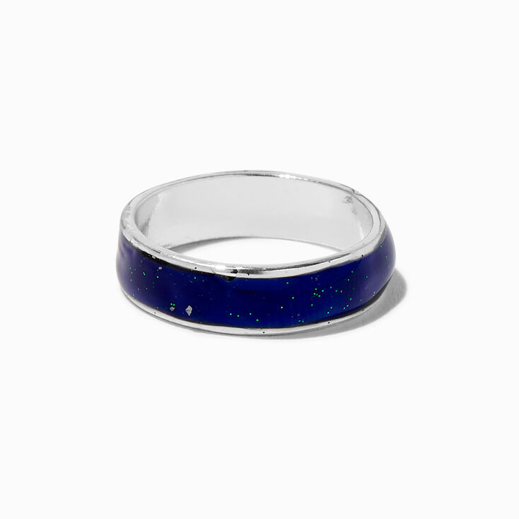 Mood Band Silver-tone Ring,